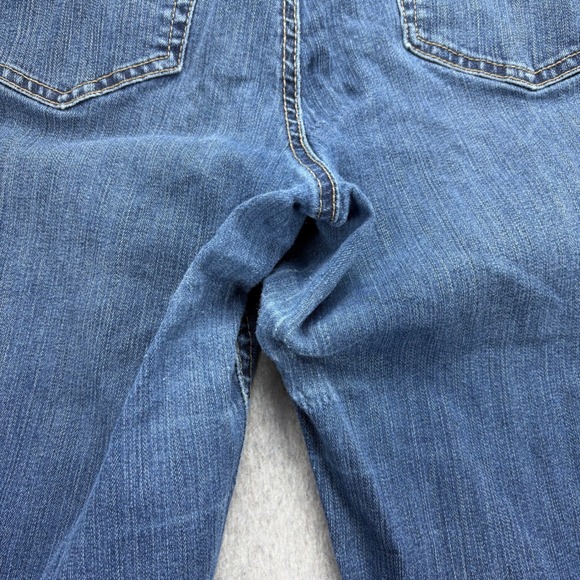 Maurices Jeans Womens 16 Long Mid Rise Flared Bootcut Stretch Blue Denim Casual - Picture 10 of 14